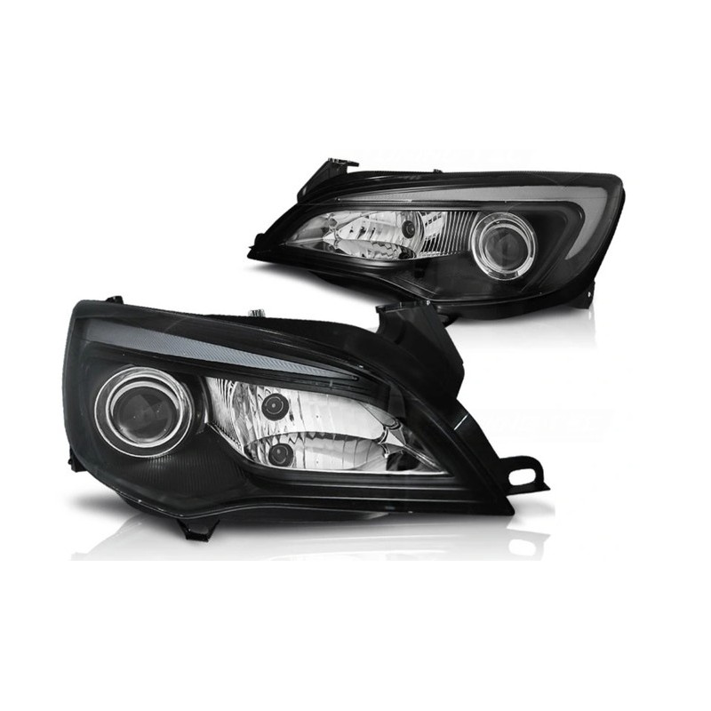 Opel Astra J 2010- BLACK LED DRL do jazdy dziennej LPOPA1