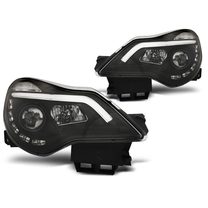 Opel Corsa D 11-14 - LED BLACK DRL - diodowe dzienne  LPOPA9