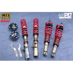 BMW E32 - gwint MTS-technik + Camber Plates Black Gold Edition
