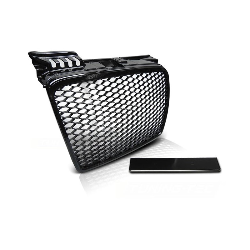 GRILL AUDI A4 B7 RS look 04-09 Czarny Połysk