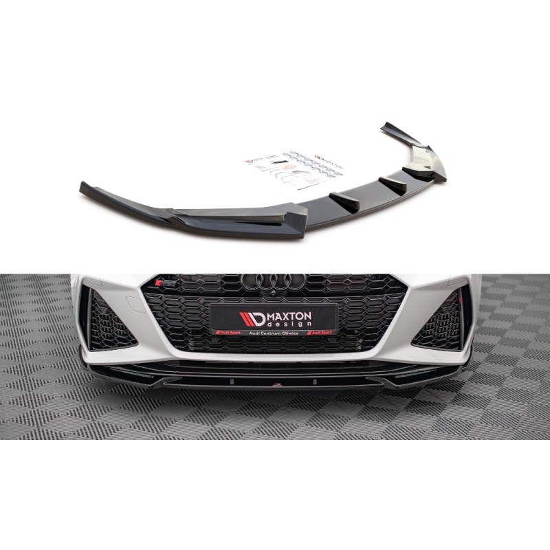 Przedni Splitter / dokładka ABS (ver.1) - Audi RS6 C8 / RS7 C8