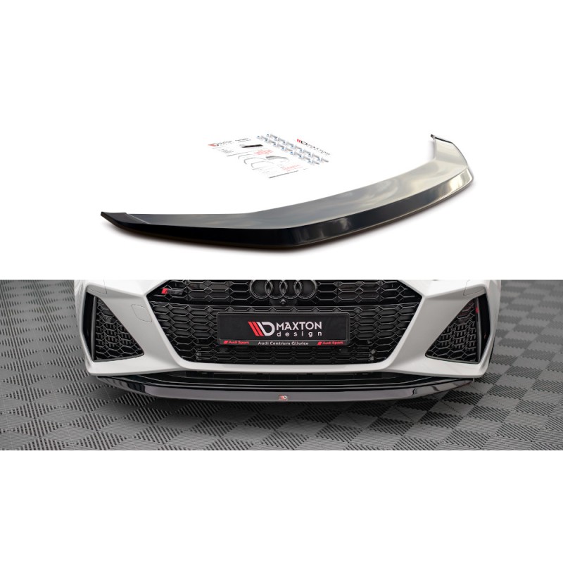 Przedni Splitter / dokładka ABS (ver.3) - Audi RS6 C8 / RS7 C8