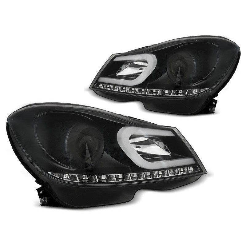 Mercedes C-klasa W204  11-14 BLACK LED diodowe  LPMEA4
