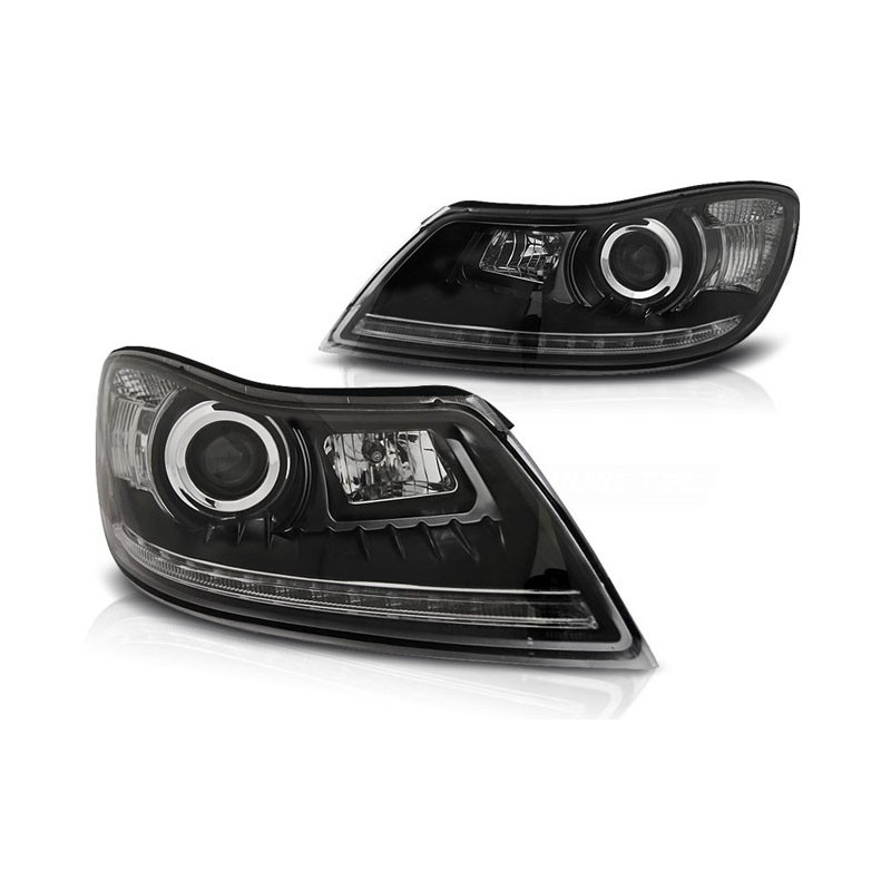 Skoda Octavia 2 09-13 BLACK LED - diodowe LPSK23