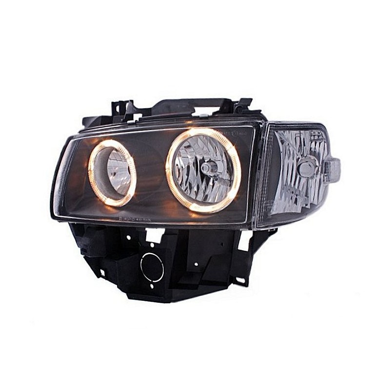 VW T4 96-03 clear Angel Eyes BLACK ringi LPVW28 DEPO