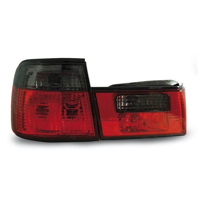 BMW E34 Sedan CLEAR RED / BLACK czerwono-dymione LTBM57
