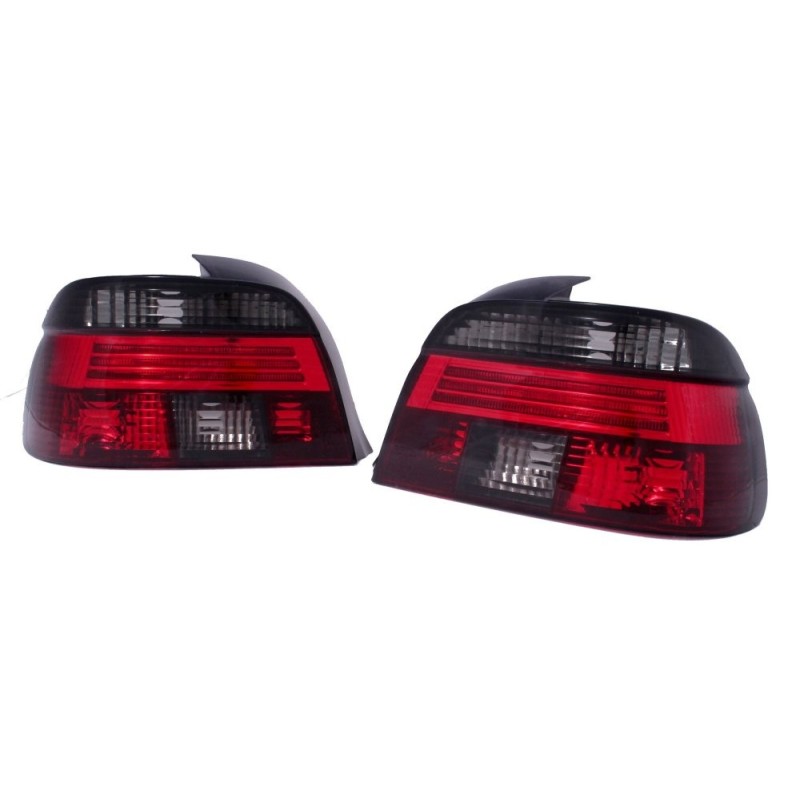 BMW E39 Sedan CLEAR Red / Black Smoked Dymione DEPO LTBM14