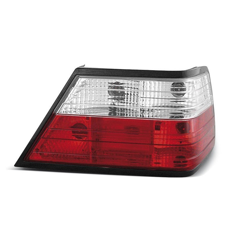 Mercedes E-klasa (W124) clearglass Red/White  LTME03