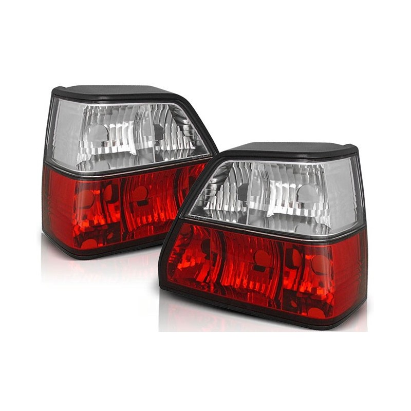 VW Golf 2 clearglass RED WHITE  LTVW15