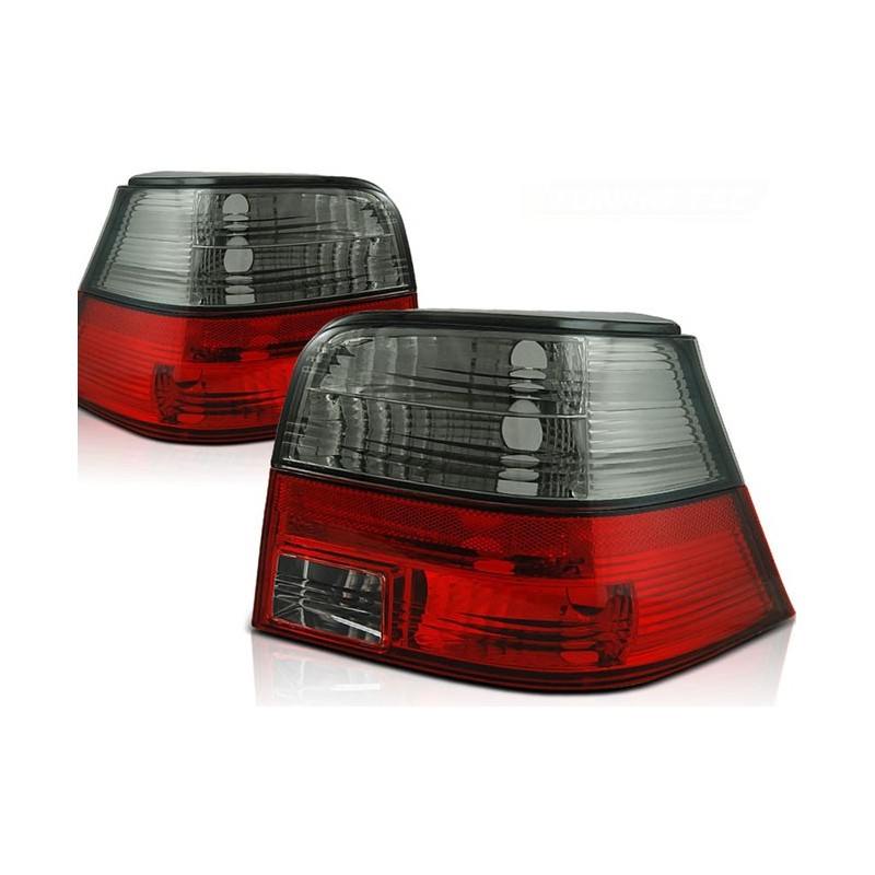 VW Golf 4 clearglass RED /BLACK  LTVW85