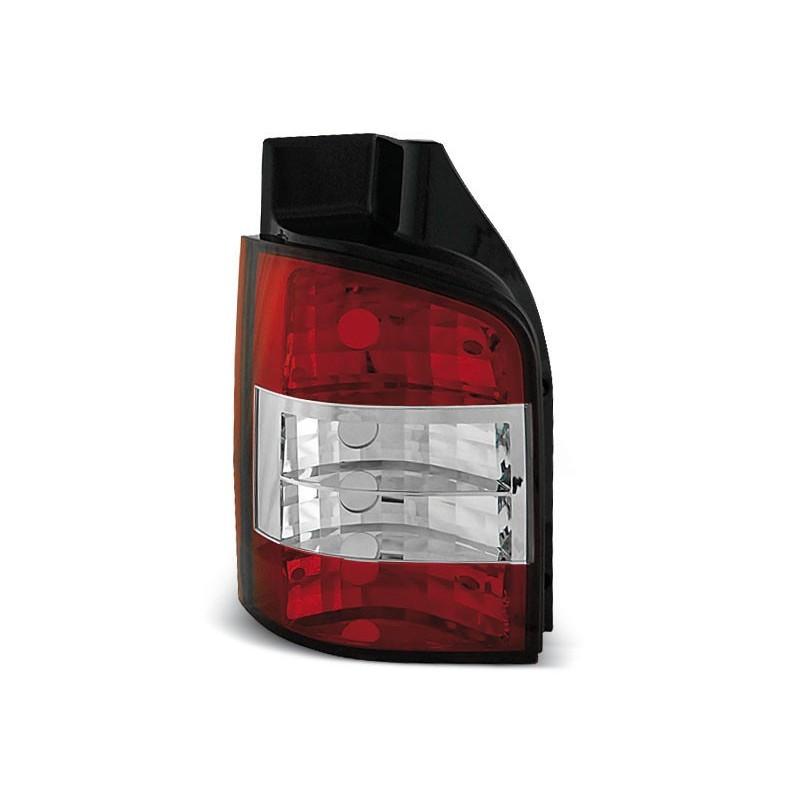 VW T5 Caravelle / Multivan Clear RED WHITE   LTVW76 KLAPA