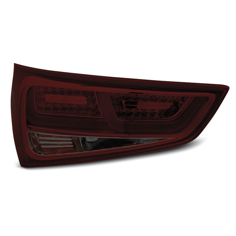 LAMPY AUDI A1 2010-  Red/Black LED BAR - diodowe   LDAUC9