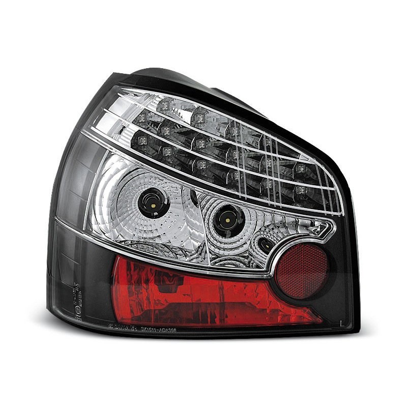 Audi A3  8L Clear / LED Black - Diodowe LDAU08