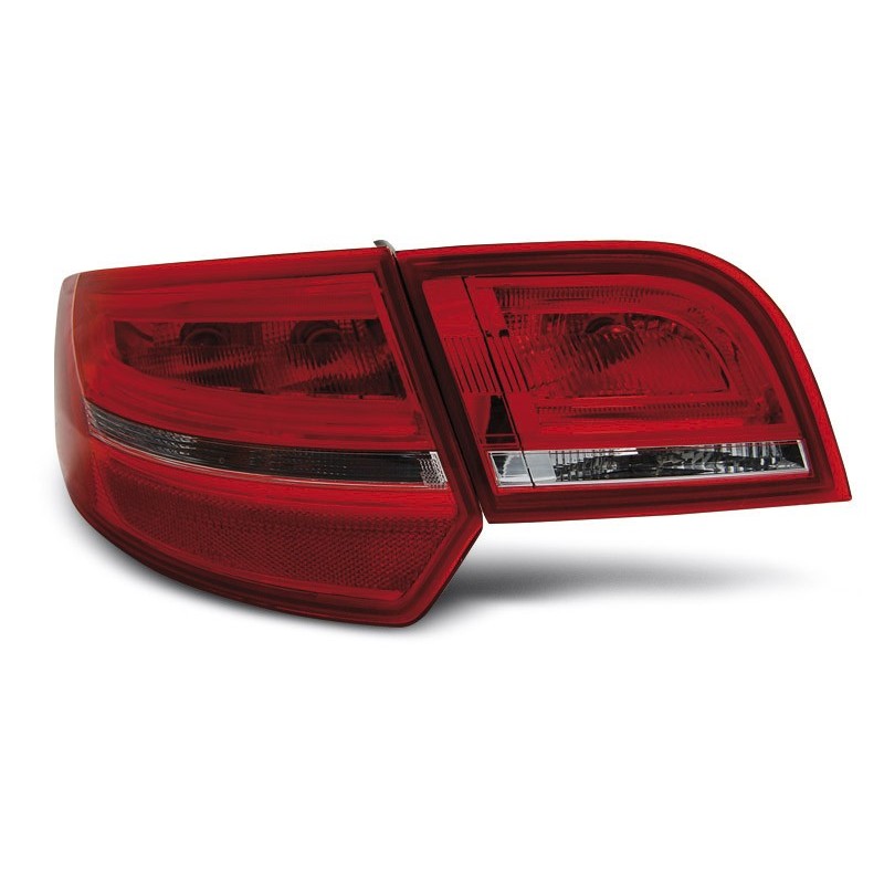 Audi A3 8P Sportback Red/White LED diodowe 2005-2008 LDAUA7