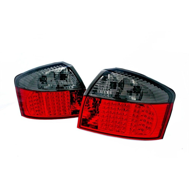 Audi A4 B6 8E Sedan - Red / Black LED Clear diodowe DEPO LDAU80