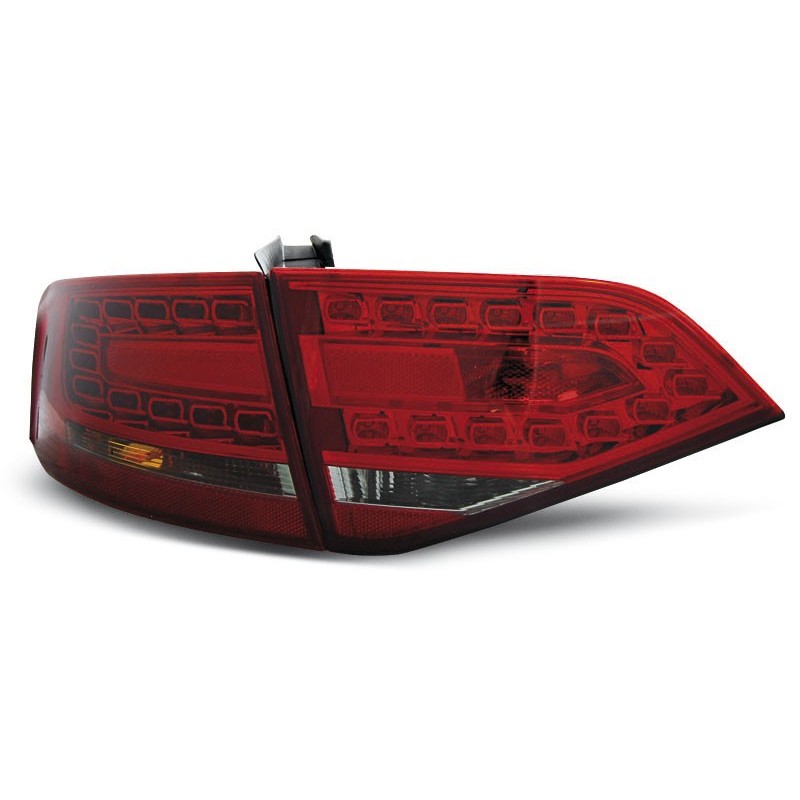 Audi A4 B8 Sedan - Smoked Red LED - Diodowe LDAU89