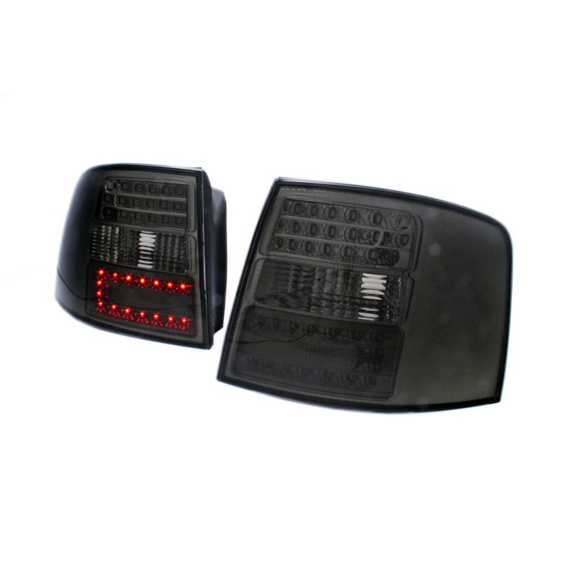 Audi A6 Avant  clear Black LED - Diodowe czarne dymione  DEPO LDAU44