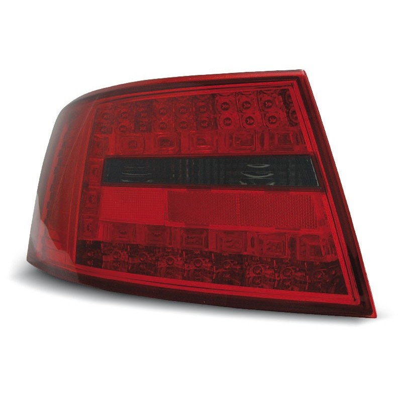 Audi A6 C6 Sedan - Clear Red / Black Led - Diodowe LDAU64