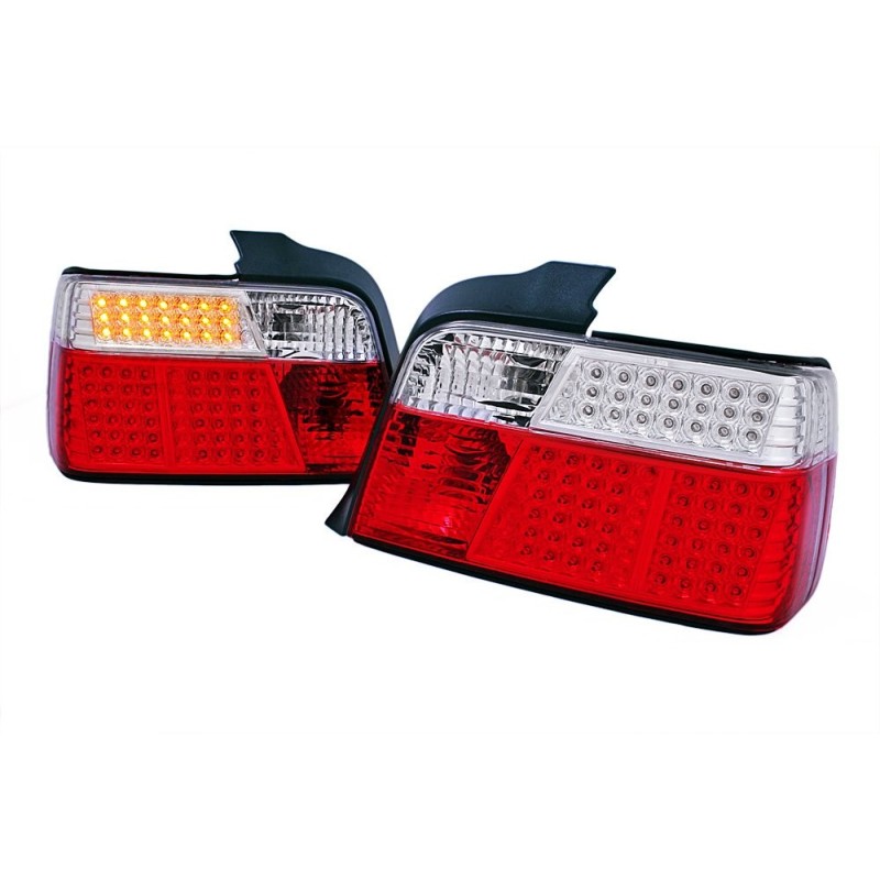 BMW E36 Sedan diodowe- LED Red/White DEPO LDBM38