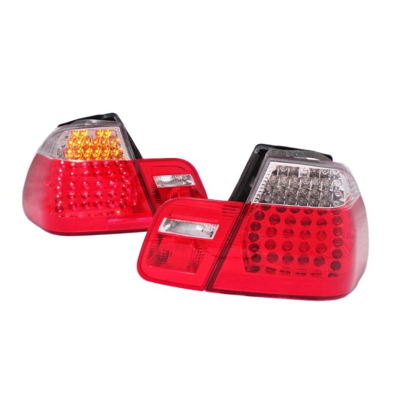 BMW E46 Coupe 99-03 Red / White Led diodowe LDBM69 DEPO