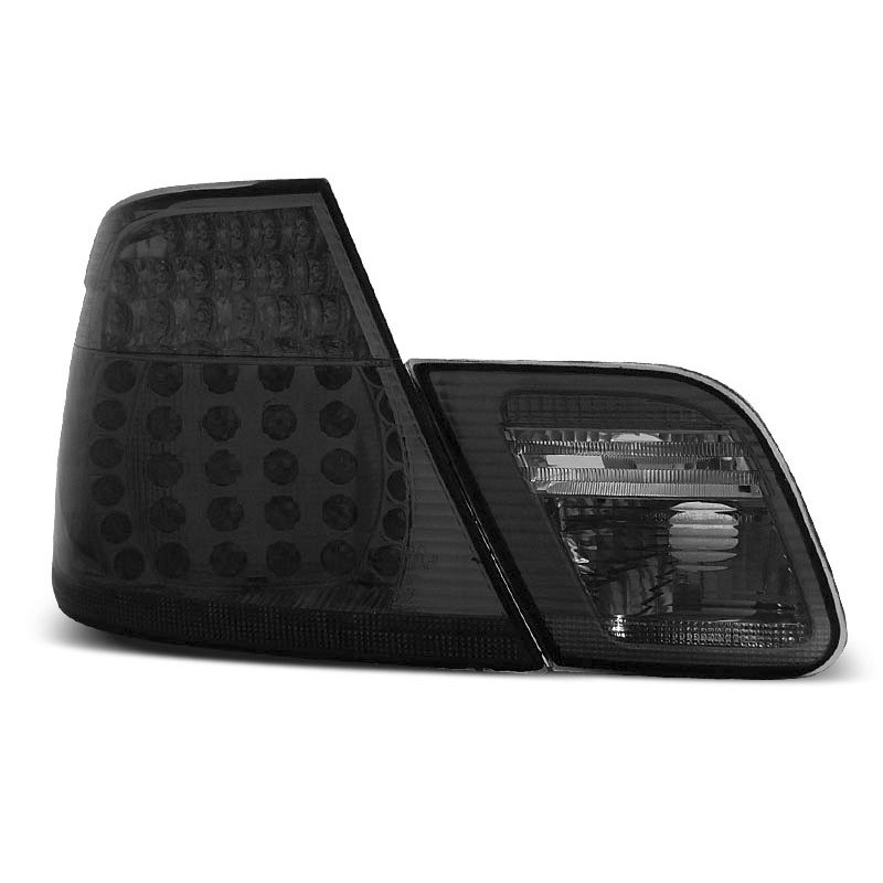BMW E46 Coupe 99-03 Smoked BLACK Led  - dymione diodowe LDBM71 DEPO