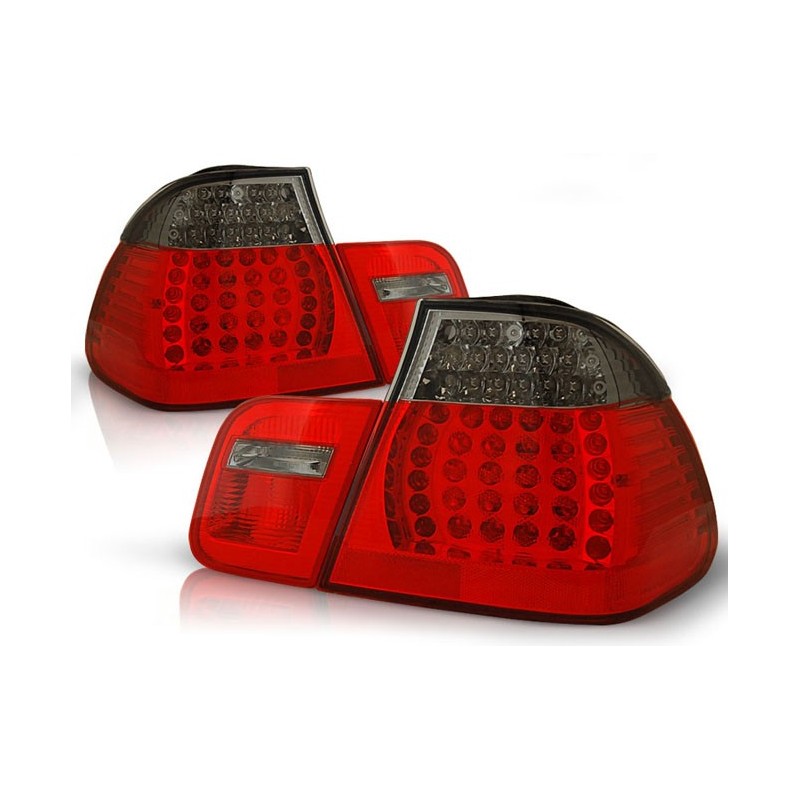 BMW E46 Sedan Clear Red/Black Led diodowe LDBM79