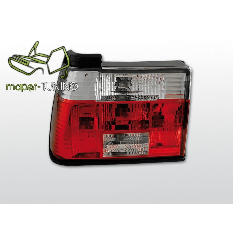 VW Jetta 2 clearglass RED / WHITE LTVW28