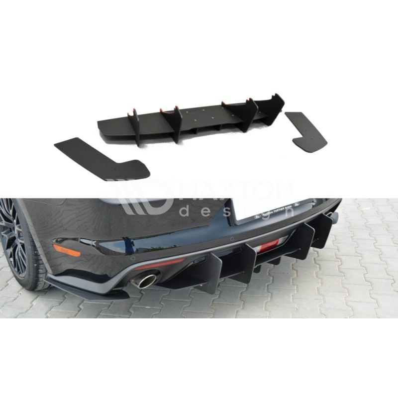Dyfuzor RACE Tylnego Zderzaka ABS - Ford Mustang MK6 GT 2014-