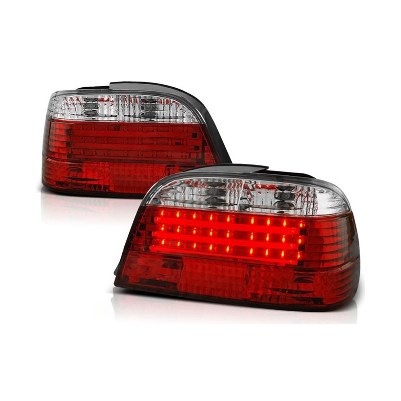 BMW E38 Sedan Clear White Red/White Led Diodowe LDBM46