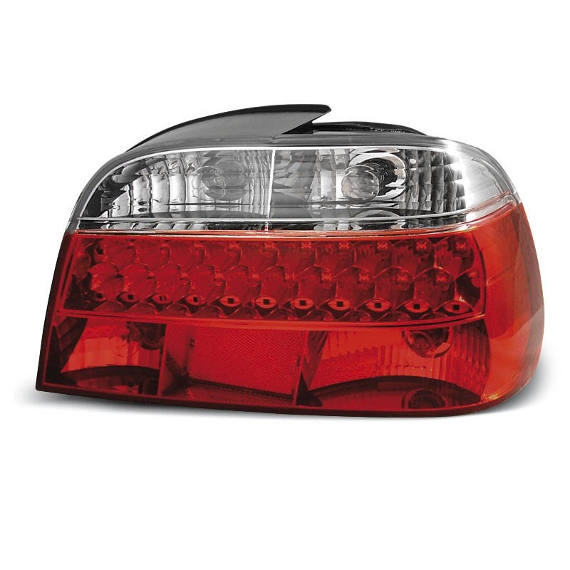 BMW E38 Sedan Clear Red/White Led Diodowe LDBM06