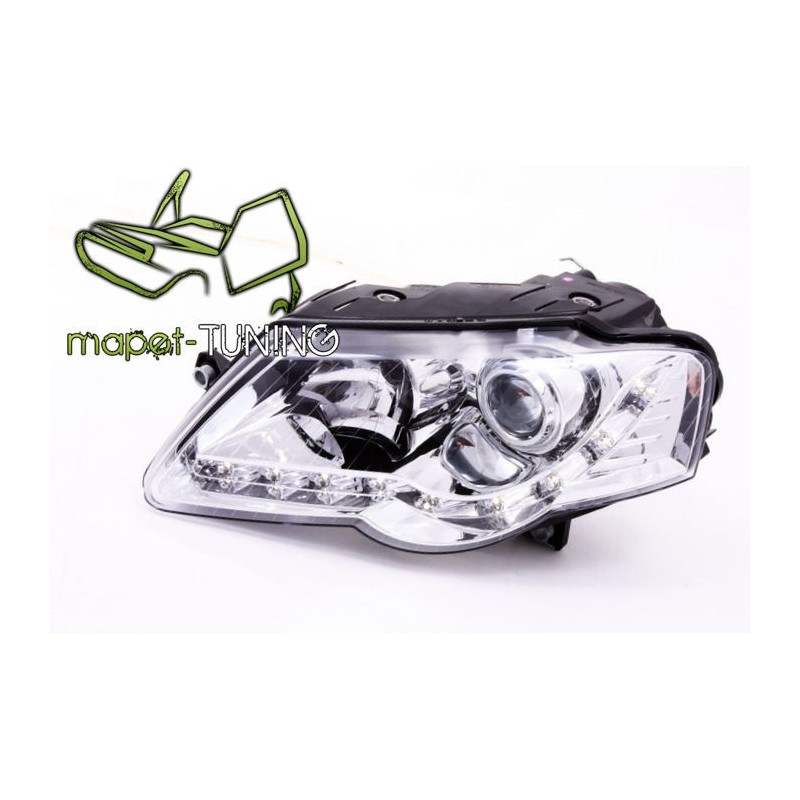 VW Passat B6 3C - CHROM LED - diodowe  DEPO LPVWE0