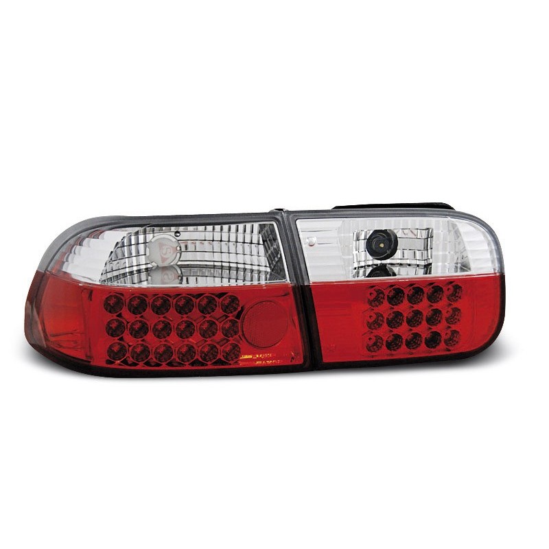 Honda Civic Coupe / Sedan - Red/White LED 91-95 2/4d  LDHO07