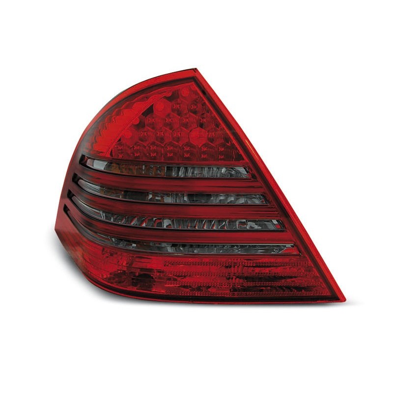 Mercedes C-klasa (W203) red / smoke LED - DIODOWE  LDME60