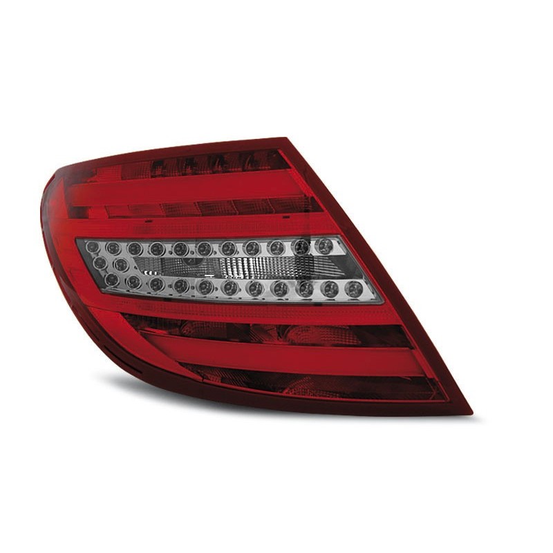 Mercedes C-klasa Sedan (W204) red / black LED BAR - DIODOWE  LDME64