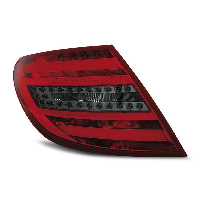 Mercedes C-klasa Sedan (W204) red / black LED BAR - DIODOWE  LDME66