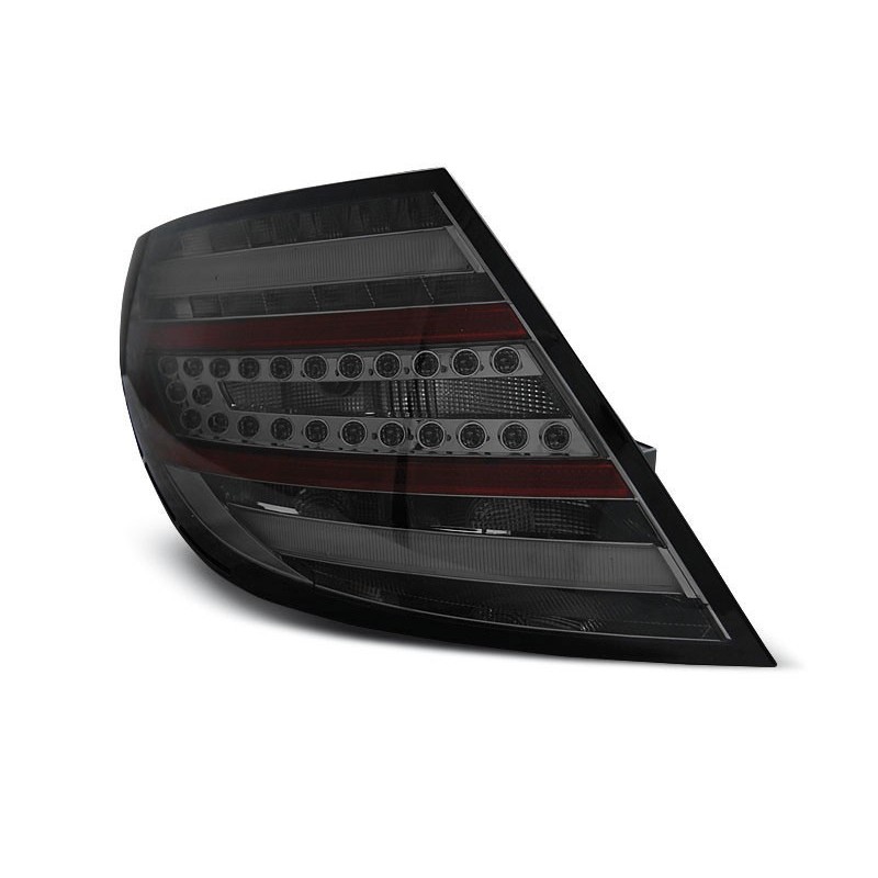 Mercedes C-klasa Sedan (W204) black smoked LED BAR - DIODOWE  LDME65