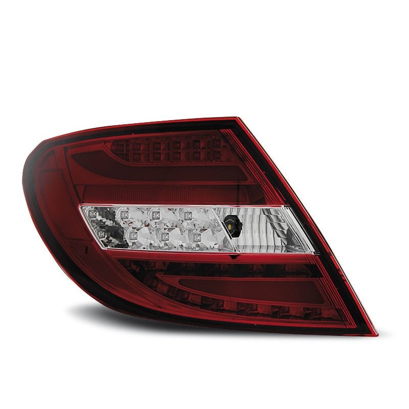 Mercedes C-klasa Sedan (W204) red / white LED BAR - DIODOWE LDME68