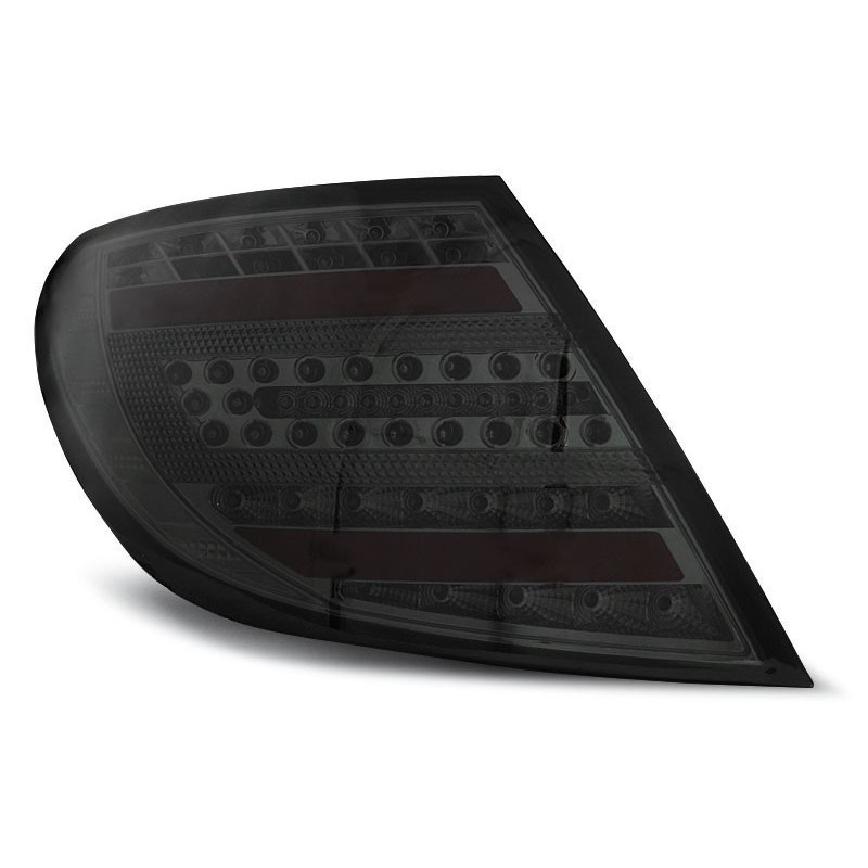 Mercedes C-klasa Sedan (W204) smoked black FULL LED BAR - DIODOWE LDME73