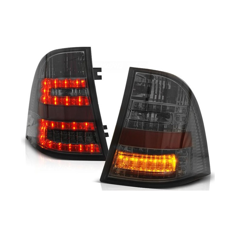 Mercedes M-klasa (W163) clear BLACK LED DIODOWE  LDME24