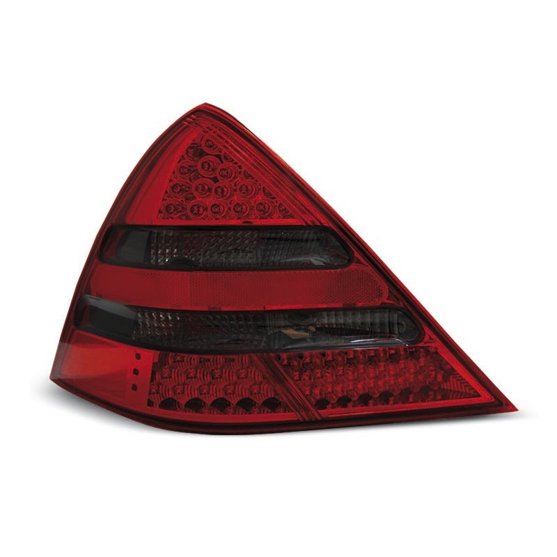 Mercedes SLK (R170) Clearglass Red / Black LED diodowe LDME03
