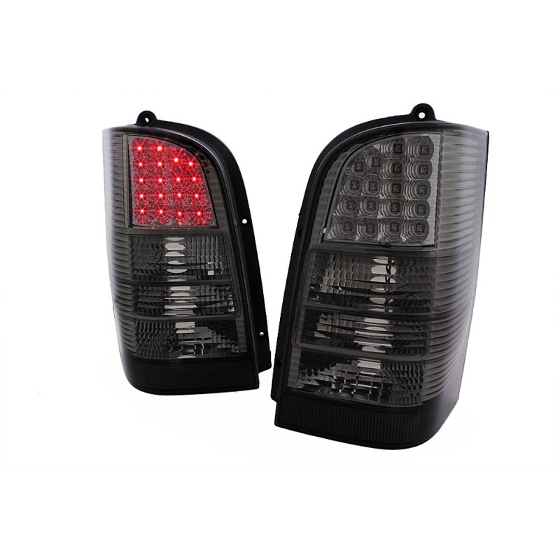 Mercedes Vito (W638) black LED - czarne / dymione  DIODOWE LDME34
