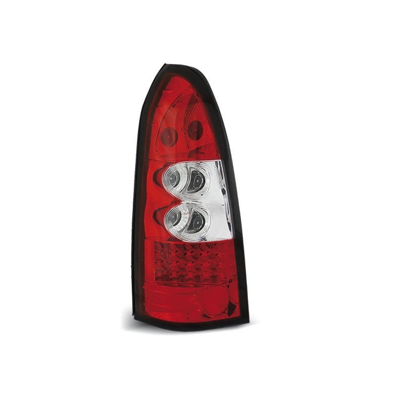 Opel Astra G Caravan - clearglass LED Red/White - diodowe LDOP09