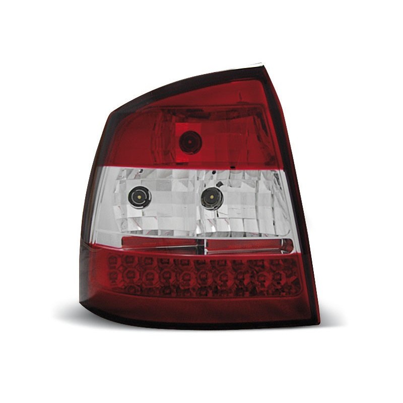 Opel Astra G 3/5d - clearglass LED red/white - diodowe LDOP01