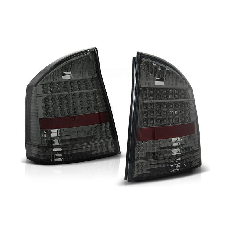 Opel Vectra C - clear  LED Black smoked - diodowe  LDOP27