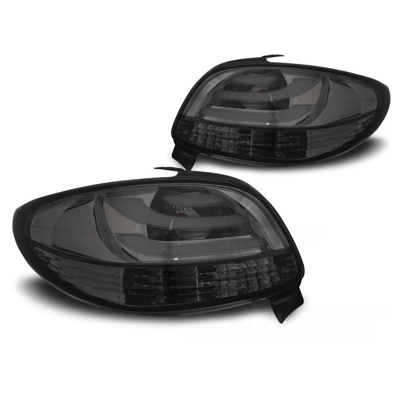 Peugeot 206  LED BAR SMOKED BLACK - diodowe LDPE22