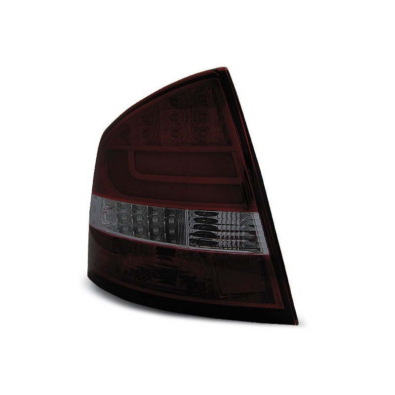 Skoda Octavia II 5D 04- Smoked Red LED BAR - diodowe LDSK12