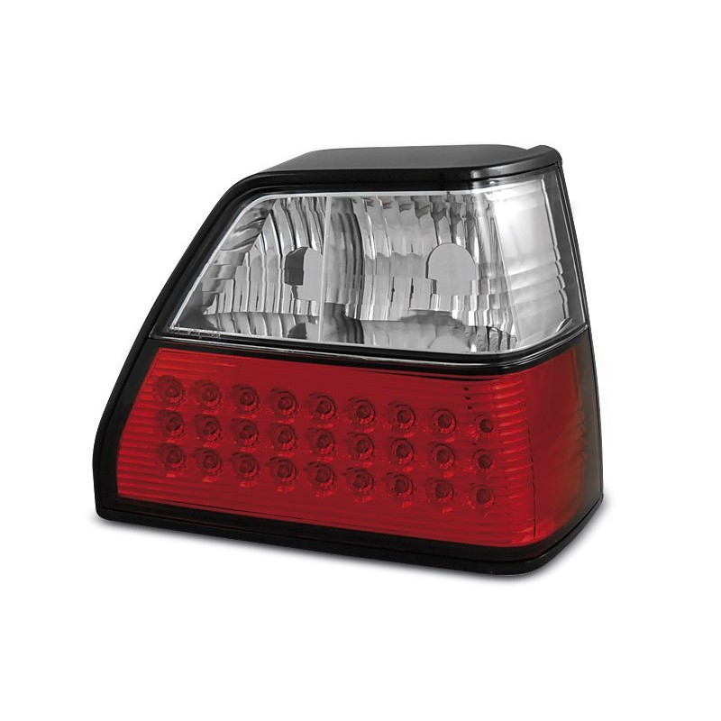 VW Golf 2 clear LED Red/White Czerwono-Białe diodowe  LDVW33