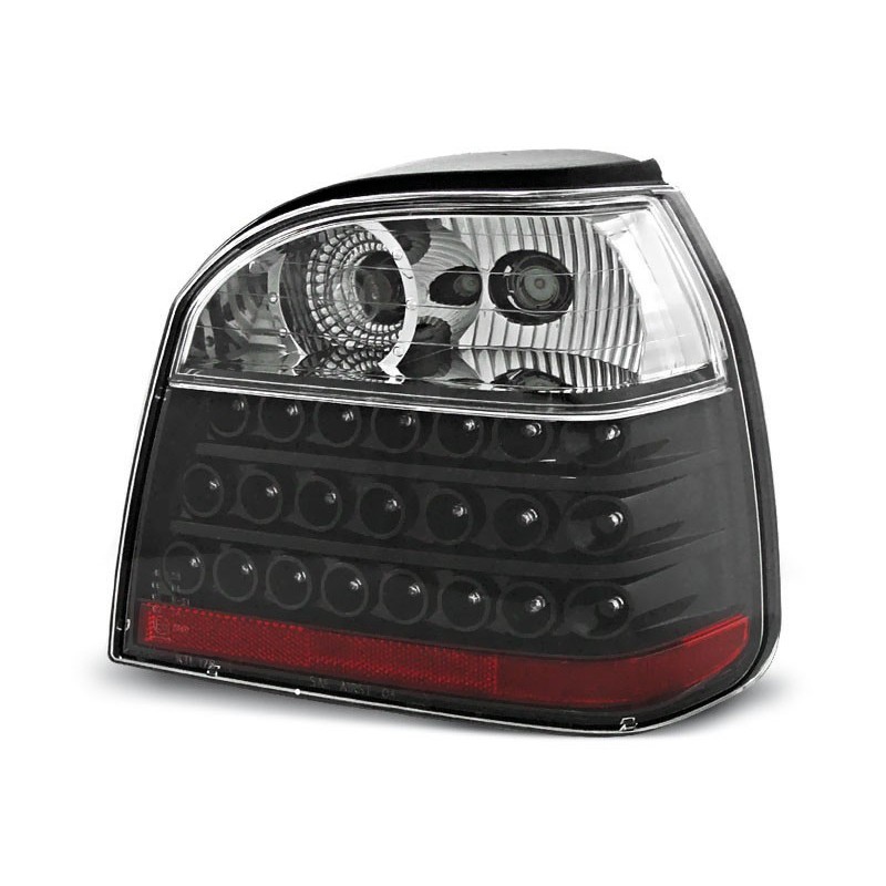 VW Golf 3 - clearglass LED BLACK - diodowe LDVW11
