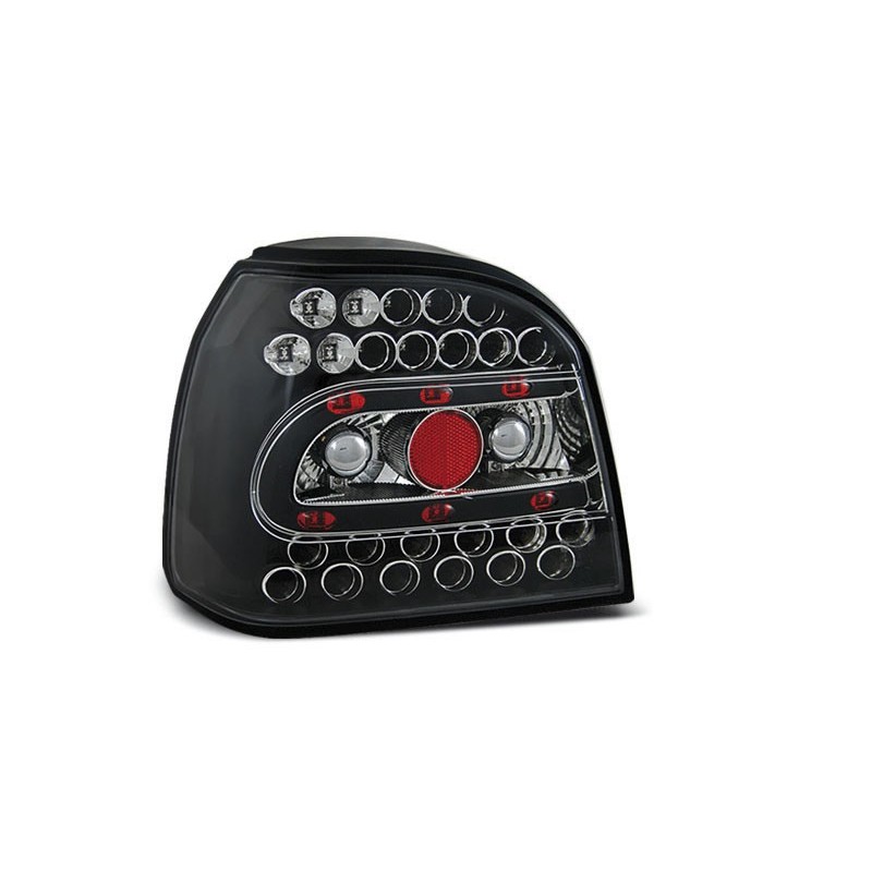 VW Golf 3  - clearglass BLACK LED - diodowe czarne LDVW14