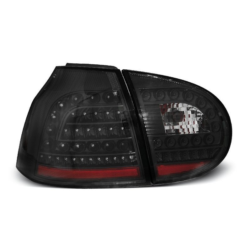 VW Golf 5 clearglass LED Black diodowe Czarne LDVW68